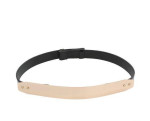 Zlatý kovový 3,5cm opasok - skladom – fotka 2